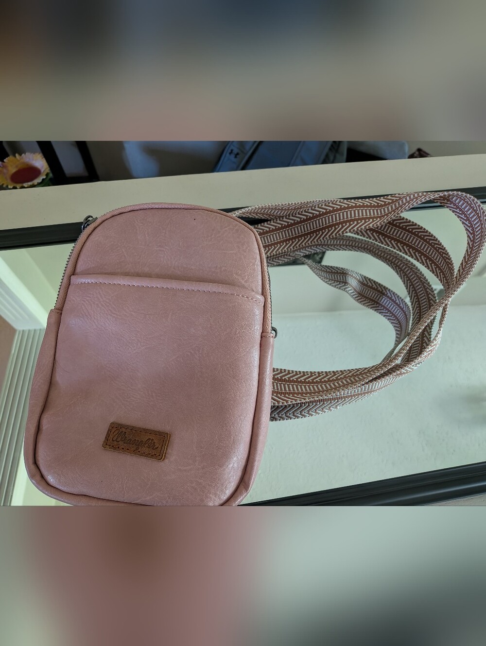 Blush Pink Wrangler Sling Purse